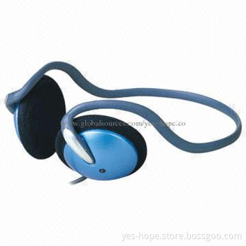 Colorful Behind the Neck Headphones with 5mW Maximum Input Power, 20Hz-20kHz Frequency Response